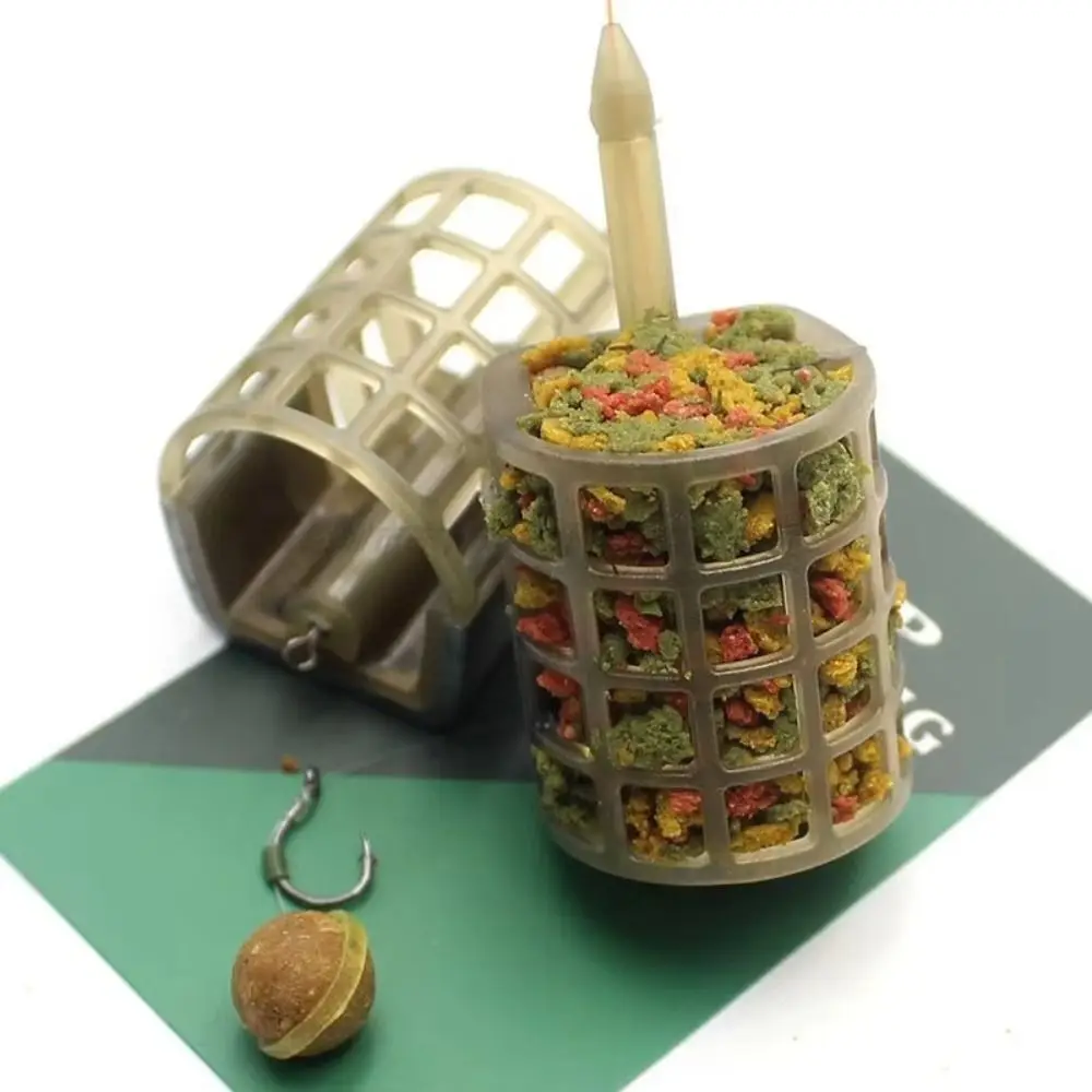 مناسبة للغاية خفيفة الوزن غرق المغذية قوي دائم صيد السمك سهلة التشغيل 25 جرام 30 جرام قفص الطعم قلي الصيد