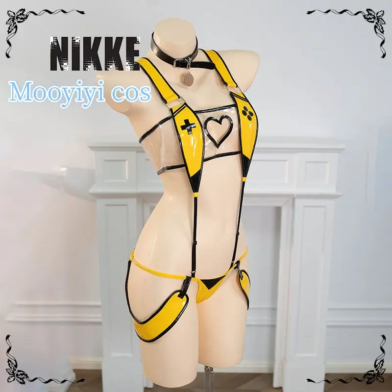 Nuevo disfraz de Cosplay de Elegg, juego de exposición de cómic de Navidad y Halloween, vestido de Anime para mujer, juego de S-L, traje de baño NIKKE en STOCK