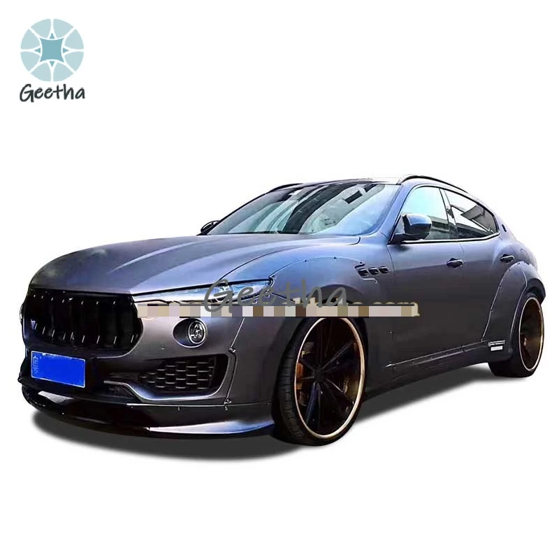 Good Quality Fiberglass Body Kits Nakaga Style Wide Bumper Kit for Maserati Levante