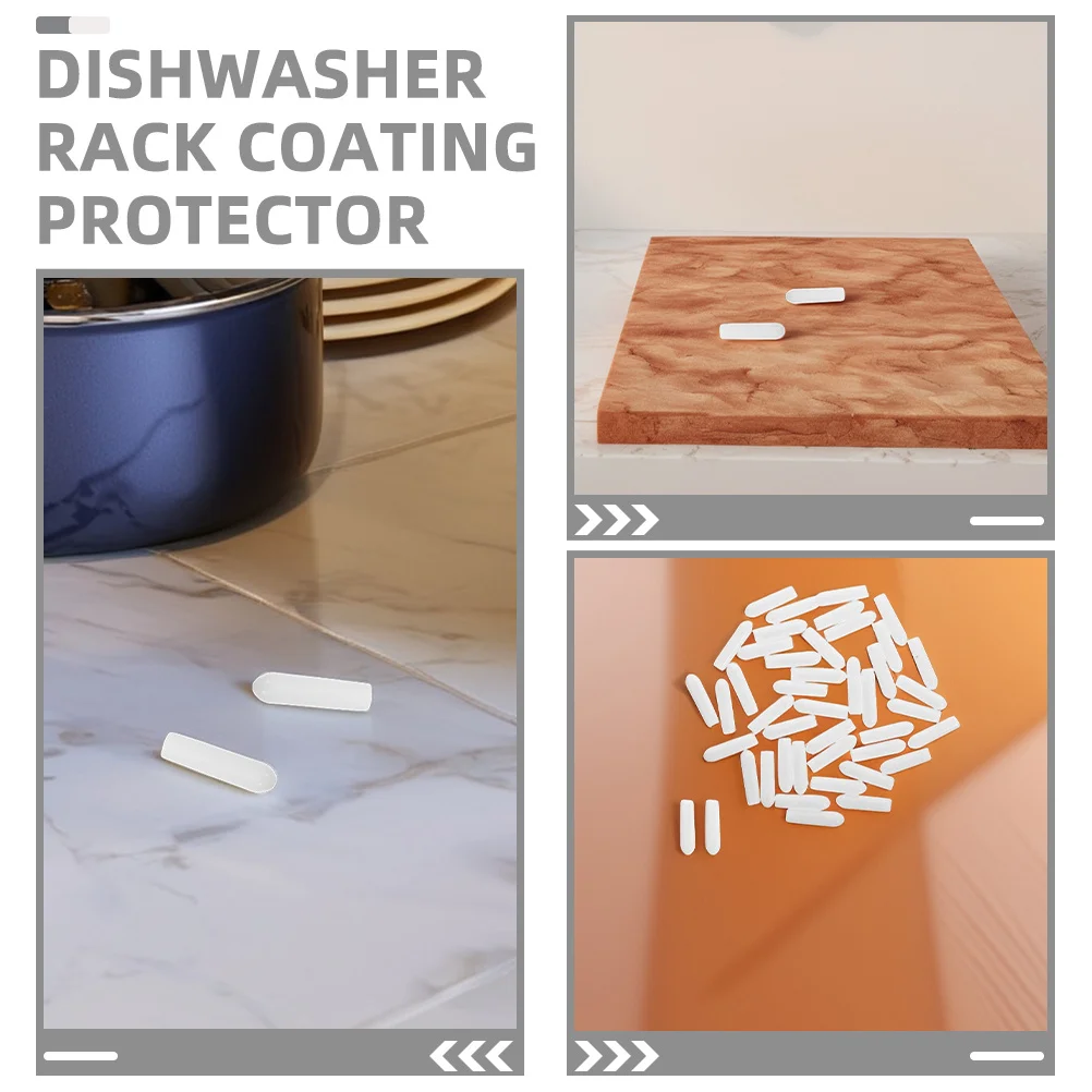 130 قطعة رف غسالة الصحون إصلاح نهاية غطاء قبعات مرنة لينة حامي نصائح ل الشق سلك الرف استبدال سلك الجرف نهاية قبعات