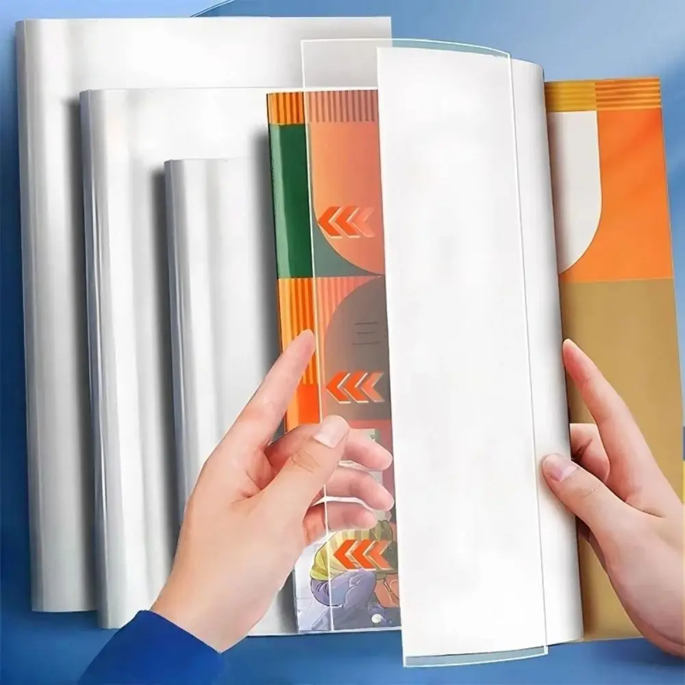 10 Stück/Set Multifunktionale A4/A5/16K Buchhülle Wasserdichter Transparenter Lehrbuch-Schutzumschlag für Schüler