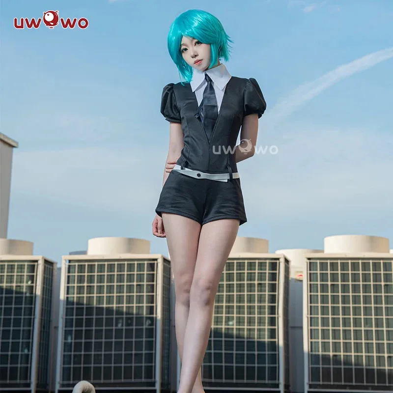 

LQUWOWO Collab Series: Manga Phosphophyllitee Cosplay Costume Full Set Role Play Outfits Halloween