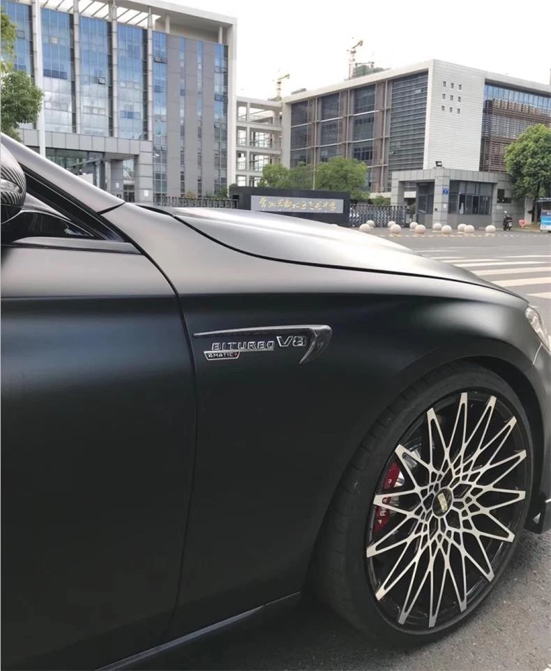 자동차 펜더 엠블럼 배지, V8 BITURBO 4MATIC +, 메르세데스 벤츠 W222 W204 W205 W206 W176 W124 W212 W213 W214 W177 X253 액세서리