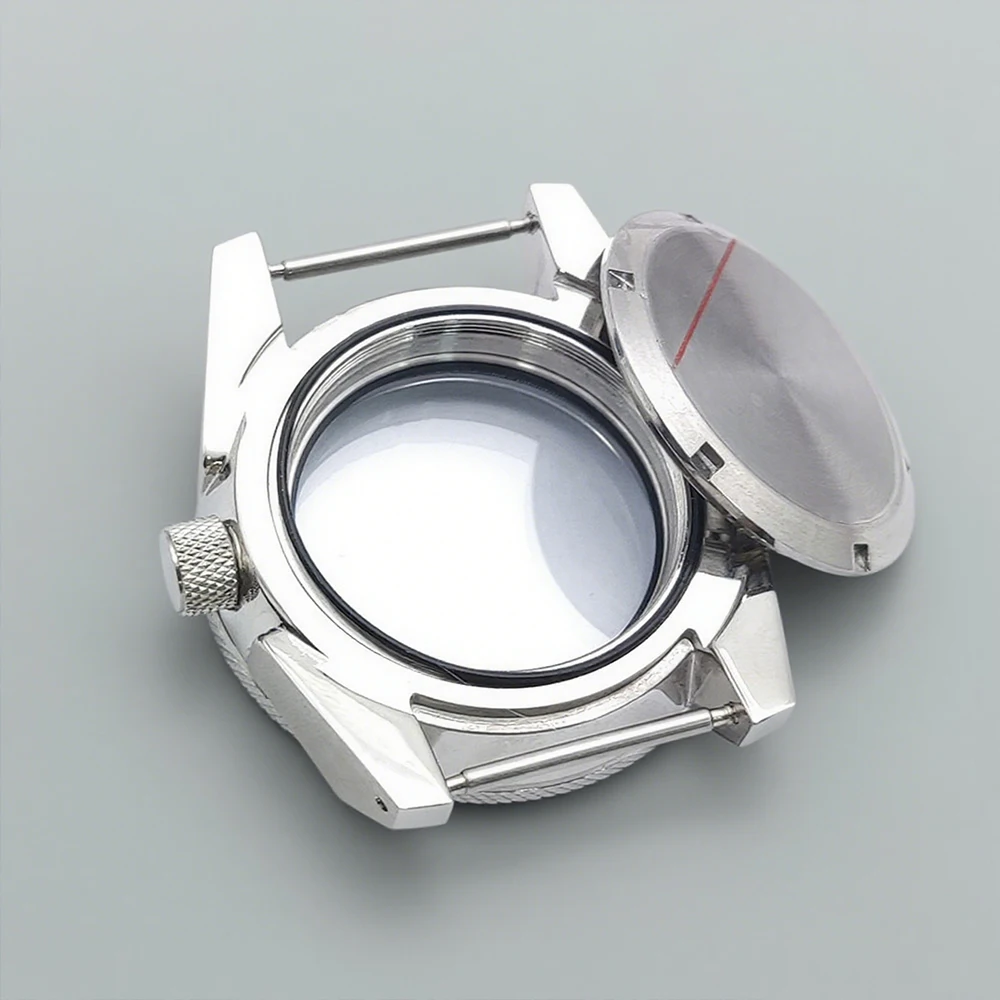 Custodia alla moda Custodia NH35 Cassa per orologio da 42 mm per lunetta da 28,5 mm con movimento NH35 NH36 Mergulho da uomo fai da te