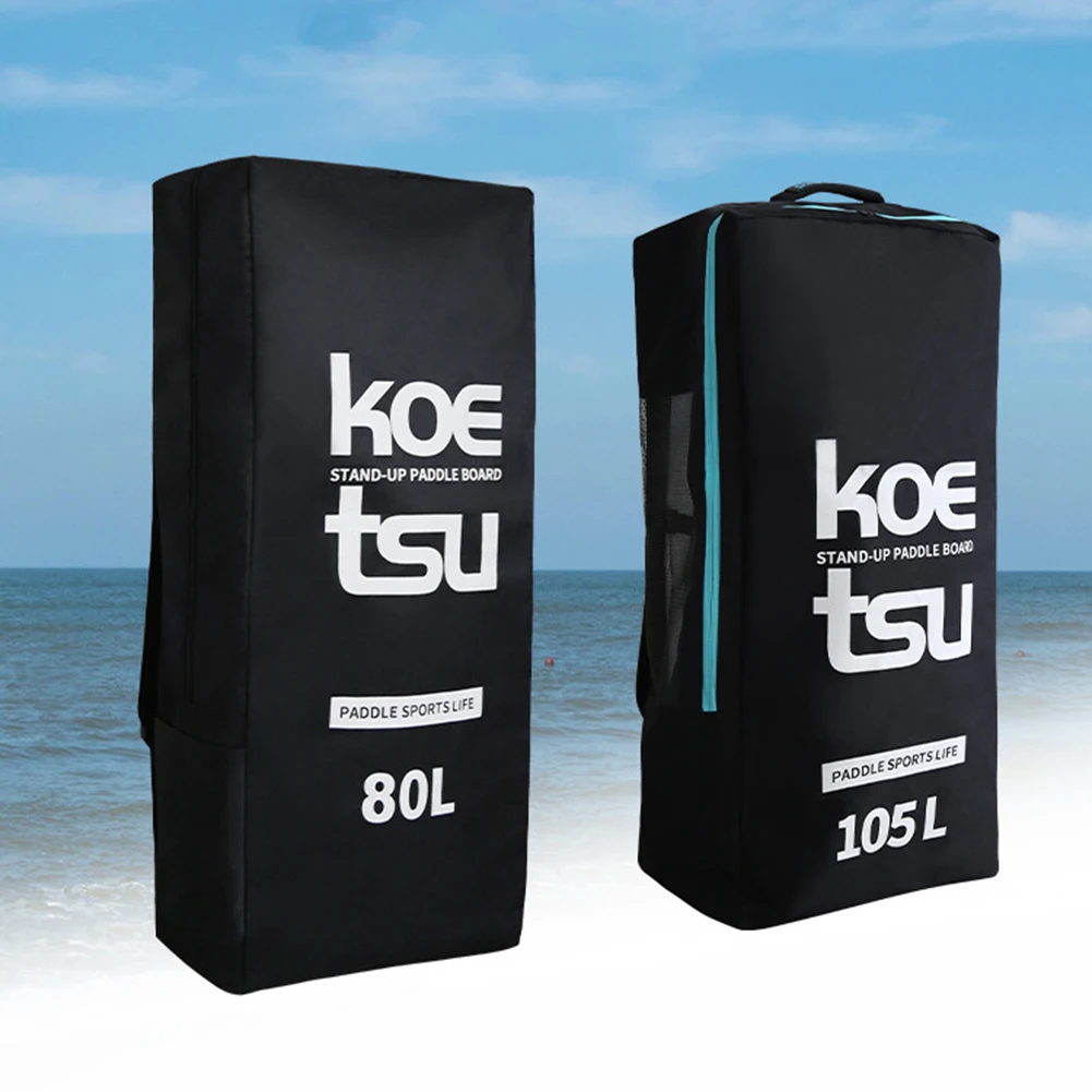 80L/105L Standup Paddleboard Cover Case Large Capacity Portable Inflatable Paddleboard Storage Organizer Bag Surfing Accessories