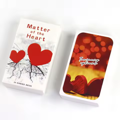 10.3*6cm Love Oracle Deck 54 Cards - Matters of The Heart Oracle Cards