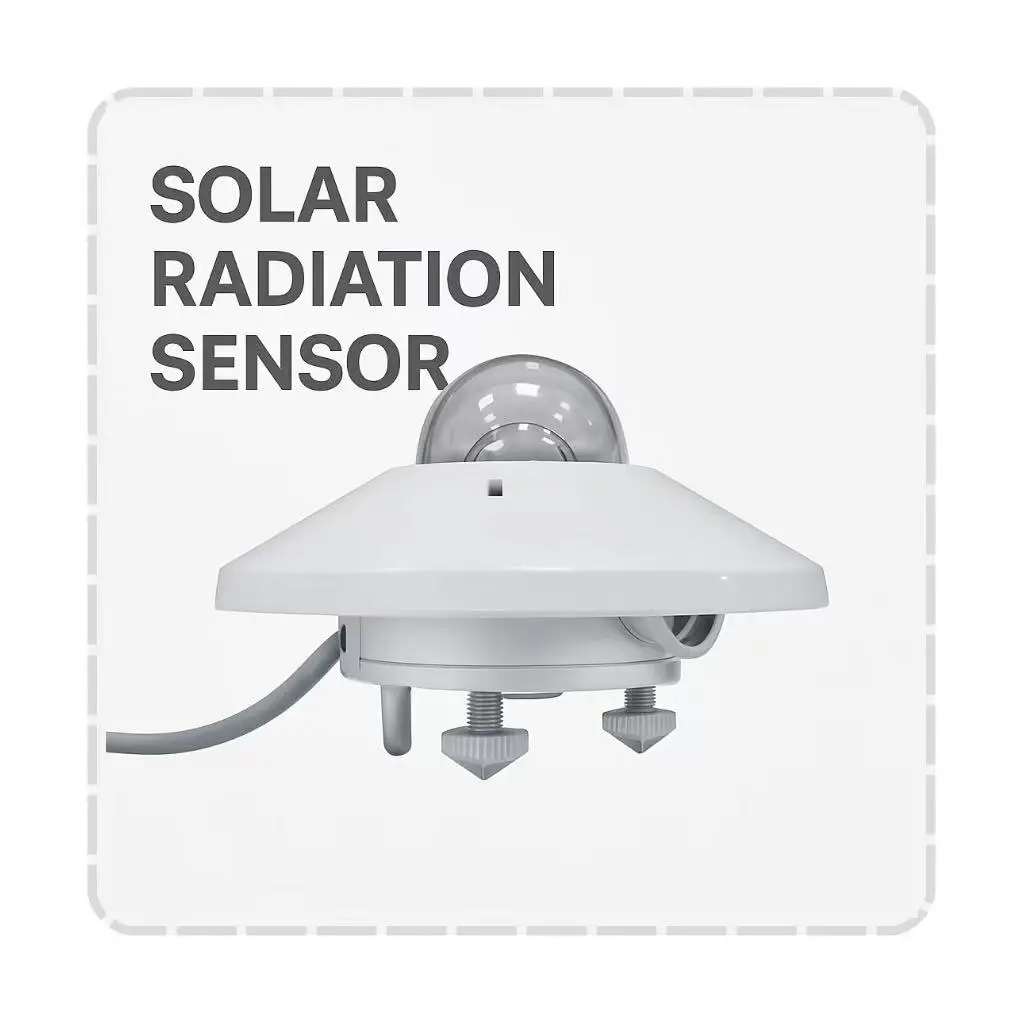 

10% OFF Portable Outdoor Agriculture Humidity Temperature Solar Radiation Sensor Weather Equipment Weather Station