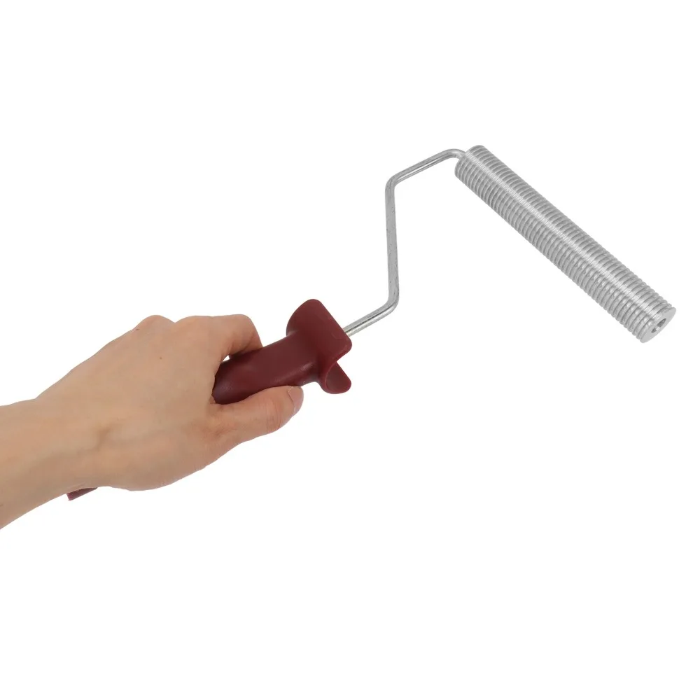 Tool Aluminum Fiberglass Roller Concave Washable Bubble Reduce Roller Fiberglass Laminating Roller Shower