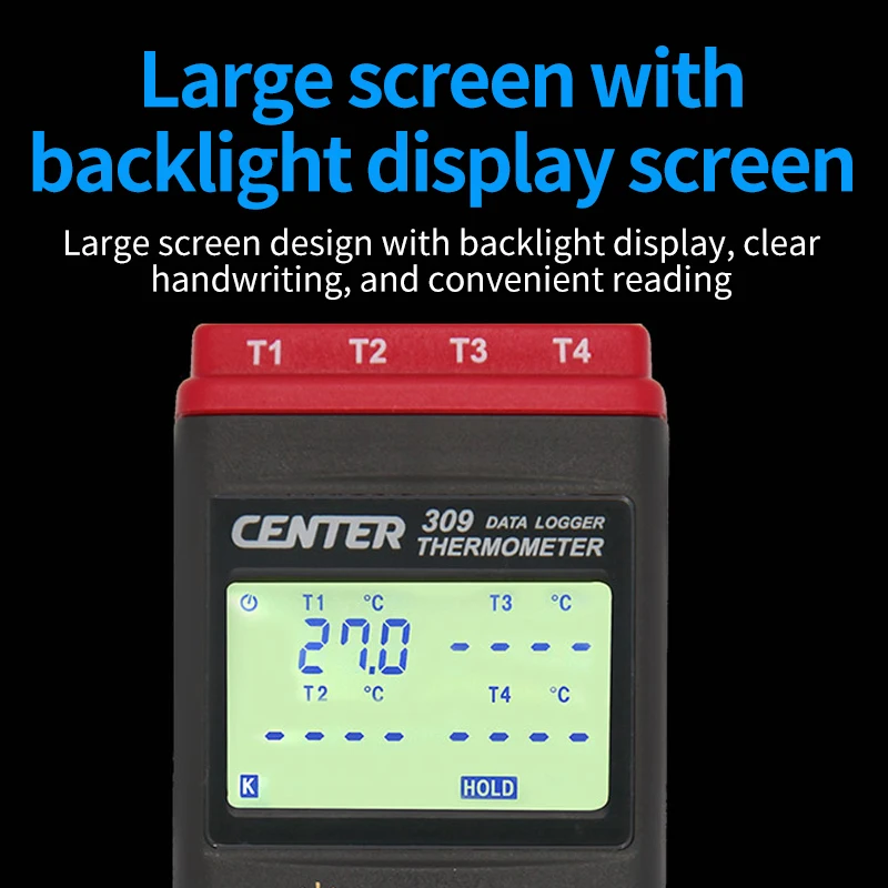 Thermocouple thermometer, multi-channel and multi-channel temperature tester, contact thermometer