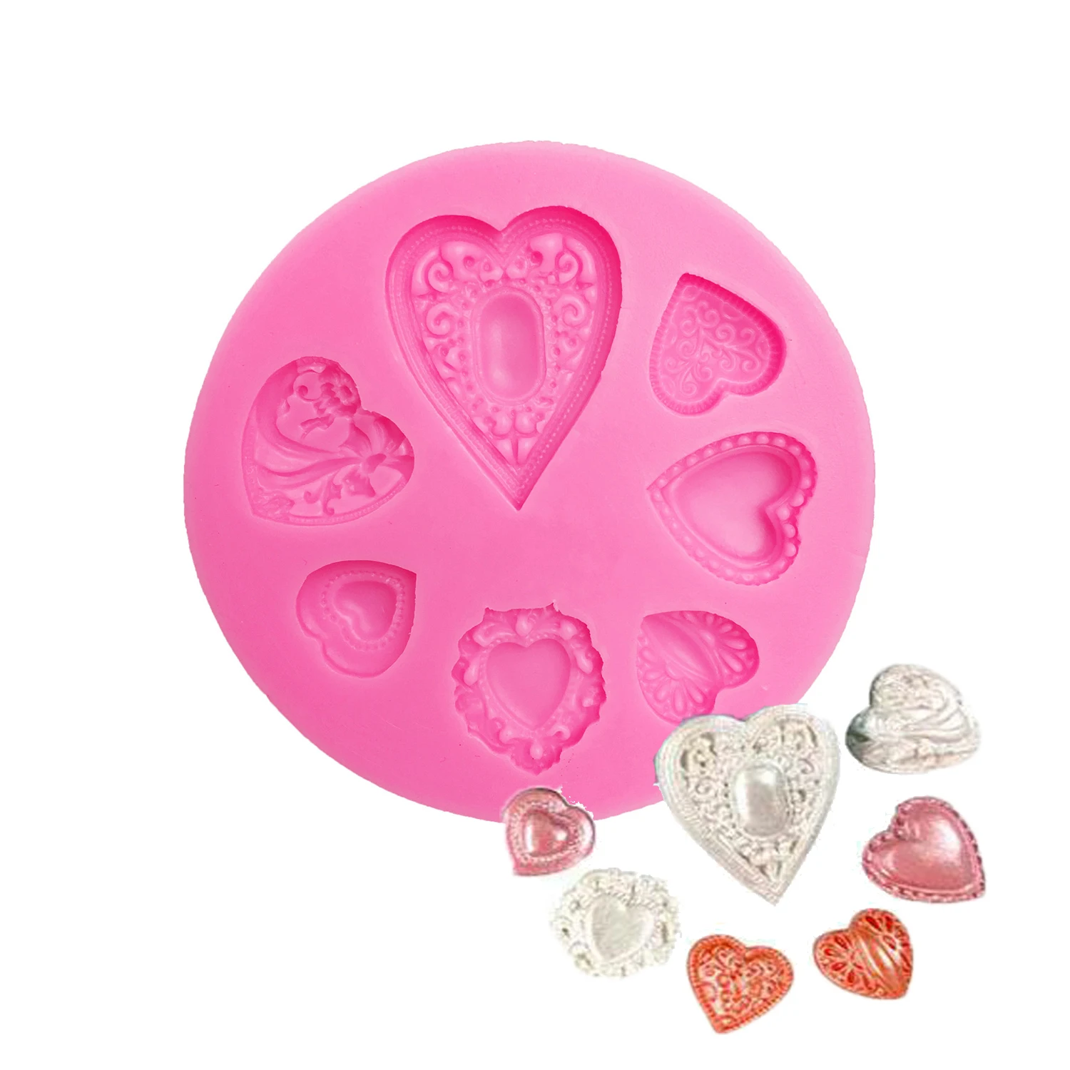 Gemstone Chocolate Silicone Mold for Candy Cake Ice DIY Baking Polymer Clay Candle Plaster Art Craft Supplies