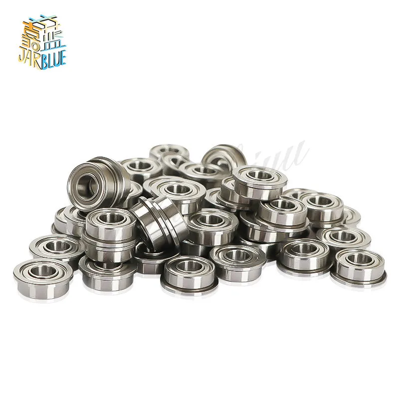 

10pcs F682ZZ F683ZZ F684ZZ F685ZZ F686ZZ F687ZZ F688ZZ F689ZZ Flange Ball Bearing Thin Wall Metal Shielded Flanged Bearings