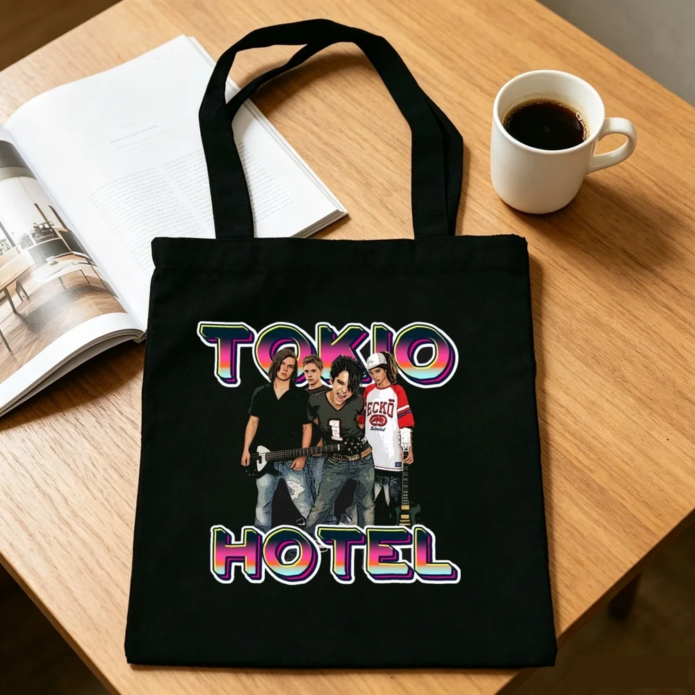 Tokio Hotel tote bag sac cabas einkaufstasche y2k torba na zakupy bolsas de tela femme