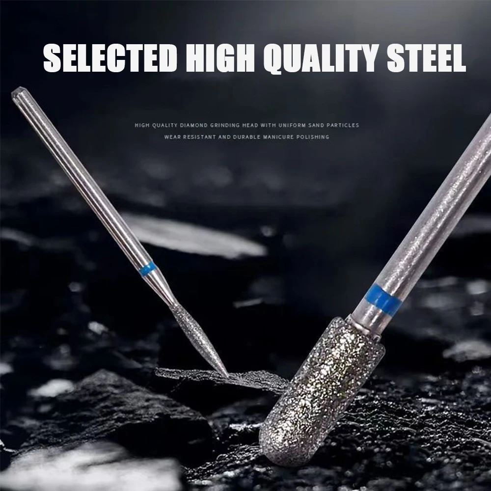 6 stuks wolfraamcarbide nagelboor gereedschap cutter bits set cutters voor manicure