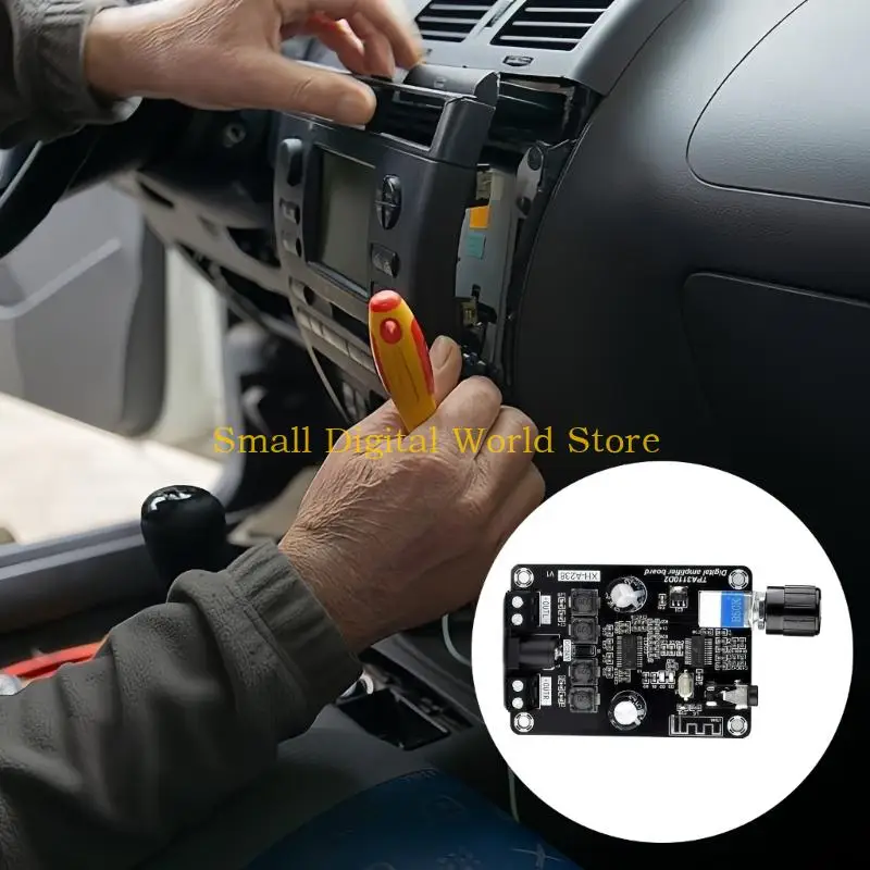 77UB Professional Grade TPA3110D2 Digital Amplifier Board 30Wx2 Bluetooth-Compatible 5.0 20M Ranges