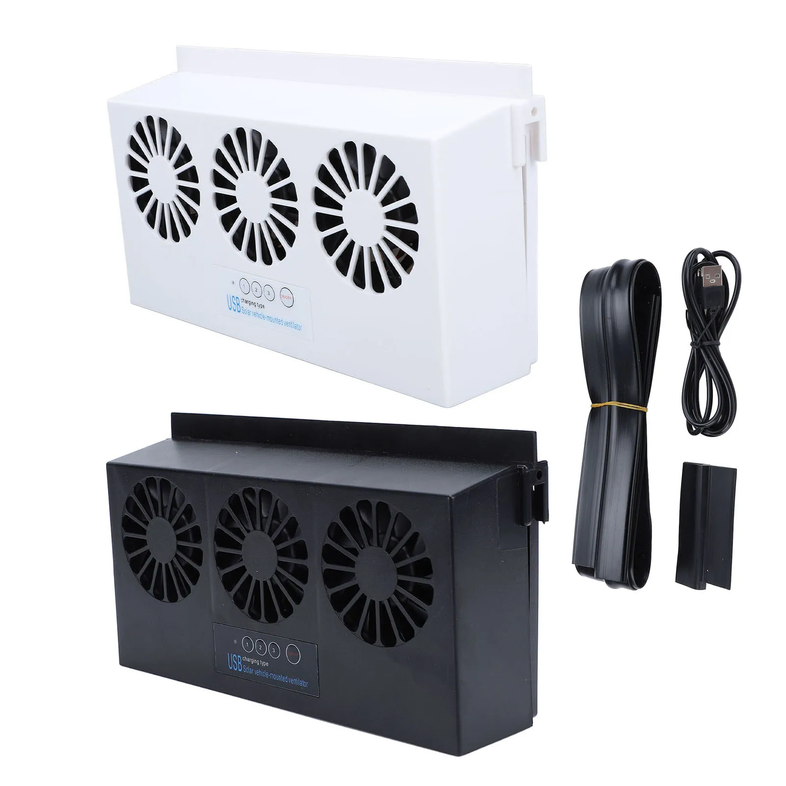 

Car Ventilator Plug and Play Efficient Cooling Deodorizing Solar Powered Versatile Car Exhaust Fan for Home Automotive Office
