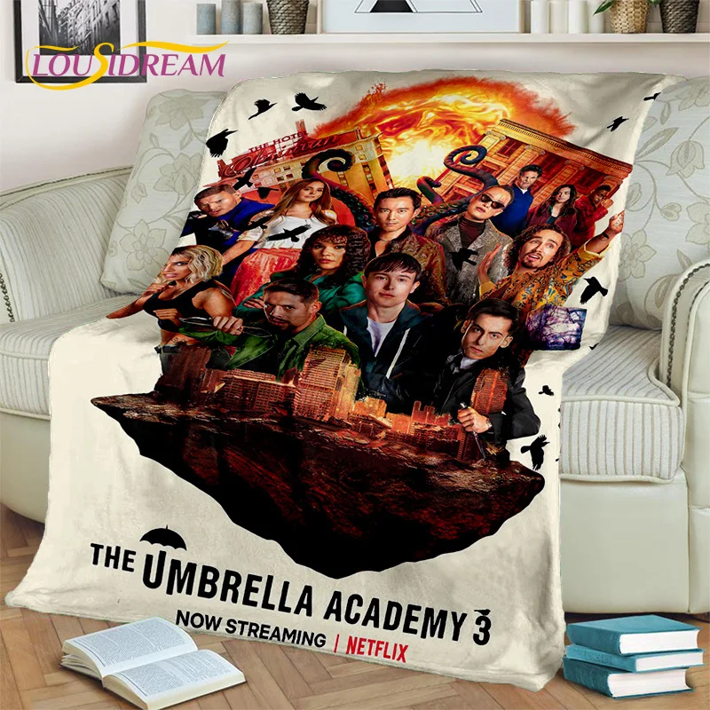 

Superpower TV The Umbrella Academy Blanket,Soft Throw Blanket for Home Bedroom Bed Sofa Picnic Travel Office Cover Blanket Kids