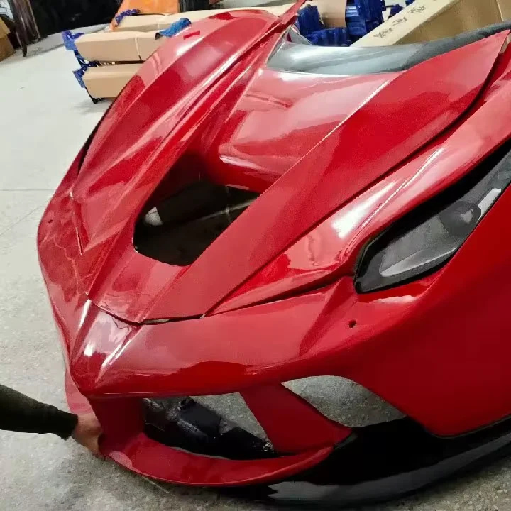 New for Ferrari LaFerrari Front Bumper Assembly Lower Guard Plate Machine Cover Fender Air Outlet Headlights Fender Body Kits