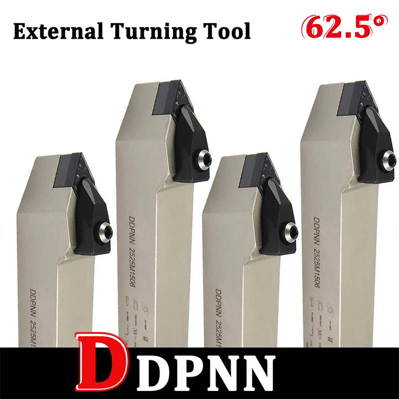 

1PCS DDPNN2020K1506 DDPNN2525M1506 External Turning Tool Holder DDPNN Lathe Cutter Tools For DNMG1506 Carbide Inserts