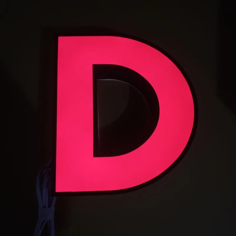 Custom Made Outdoor Acrylic LED Channel Letters 3D Shop Sign Company Logo