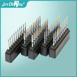 JOY DENTAL 10pcs/box dentystyczne wiertła diamentowe 1.6mm dla szybka prostnica Super gruba diamentowa maszynka do narzędzie do szlifowania dentystycznego