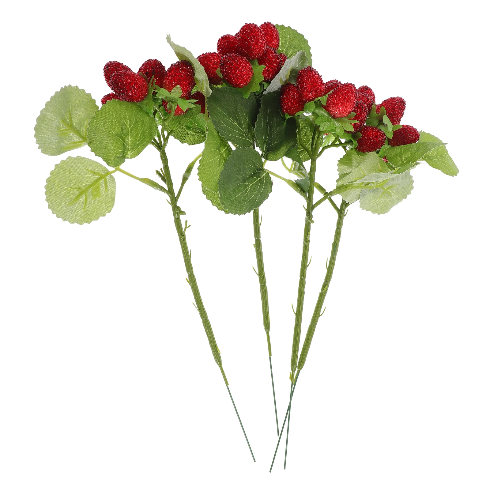 

4pcs Lifelike Plastic Artificial Waxberry Realistic Fake Fruits Decoration For Home Party Table Decor Diy Crafts Display Props