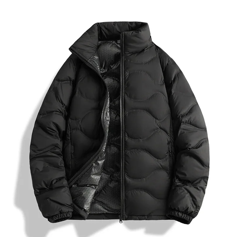 軽量ダウンジャケットメンズ秋冬新スタイルホワイトダックダウン暖かいアウターウェアカップルカジュアルトップ