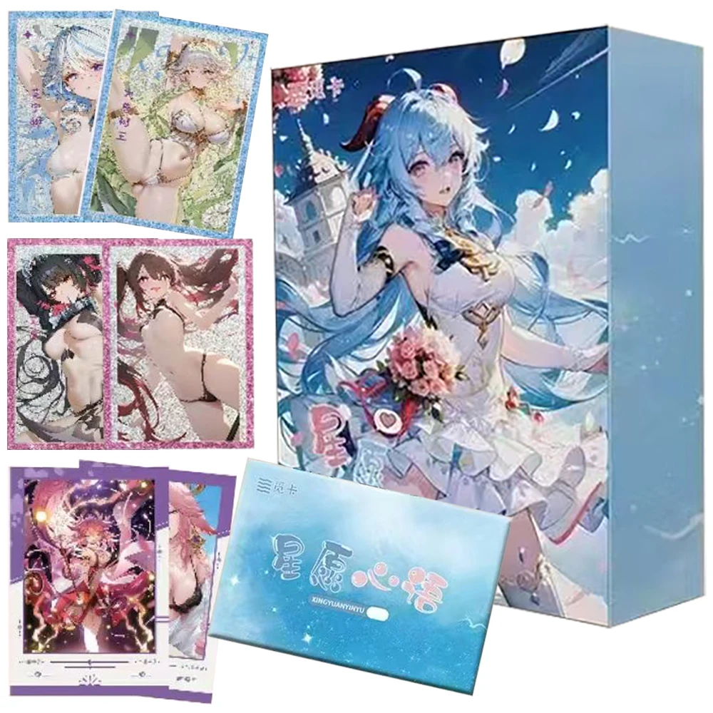 

Star Wish Heart Language Goddess Story Collection Card for Kids Yae Miko Rem Hatsune Miku Rare Limited Game Card Christmas Gifts