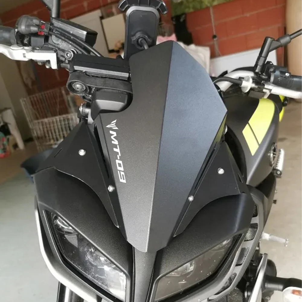 

MT 09 Motorcycle Accessories Front Windshield Windscreen Airflow Wind Shield Deflector FOR YAMAHA MT-09 MT09 2017 2018 2019 2020