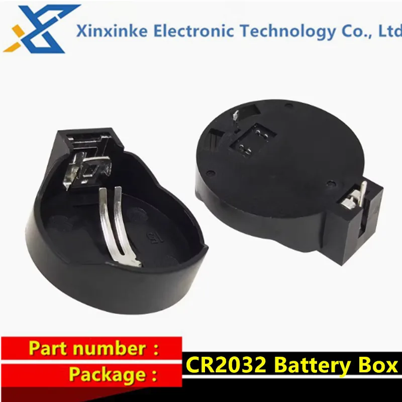 

100PCS CR2032 CR2025 Portable Case General Button Battery Clip Holder Box