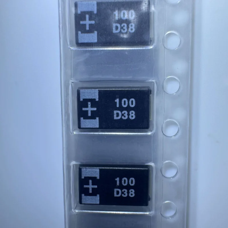 

20 Pieces of Brand New Original 20Tqc100Myf Smd Polymer Tantalum Capacitors 20V 100Uf D-Type Low Esr High Polymer