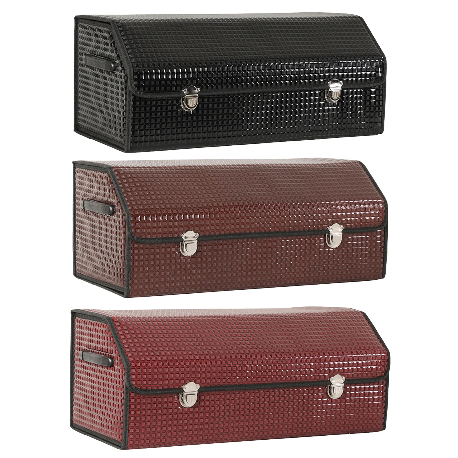 

Foldable Cargo Trunk Storage Box for SUVs & Sedans Large Car Trunk Storage Organizer Collapsible Cargo Bins 25.98x11.81x11.81in