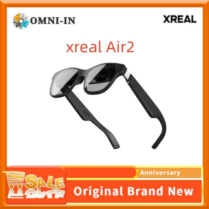 

XREAL Air 2 смарт-очки AR 2023 микро-oled-экран 120 Гц Высокая кисть 72g Ультра-светильник Профессиональная точность цвета сертификат