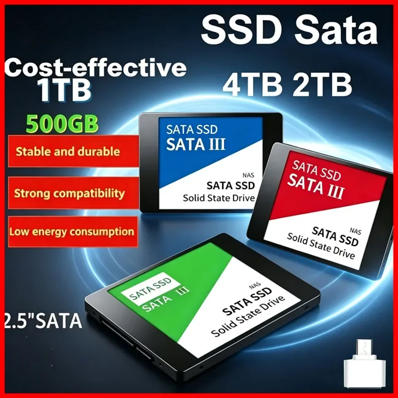 4TB Solid State Disk SSD High Speed 500G 1TB 2TB Internal HDD Hard Drive Sata3 2.5 Inch For Laptop Microcomputer Desktop