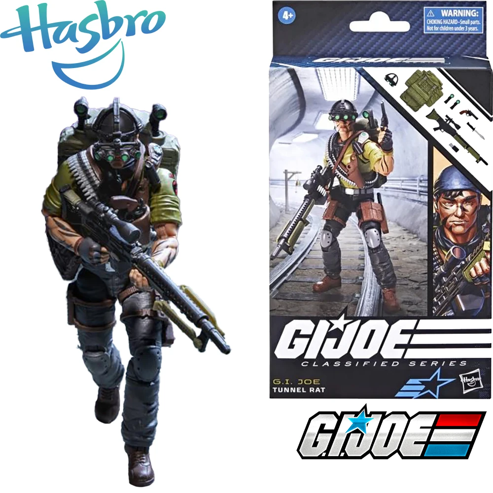 

In Stock Original Hasbro G.i. Joe Classified Series #83 Tunnel Rat 6 Inch Action Figures Collectible Model Toys Solider Dolls