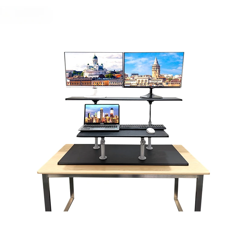 Bay window computer desk desk desktop computer stand computer lifting frame