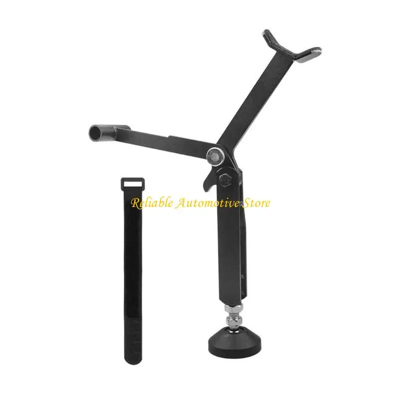 

M68B Foldable Motorcycle Wheel Stand Practical Single Sided Paddocks Front Rear Support