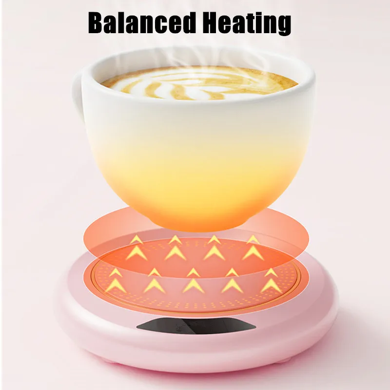 1PC Thermostatic Heating Coaster USB Home Heating Coaster 3-speed Adjustment Heating 55 Degrees Constant Temperature view 5