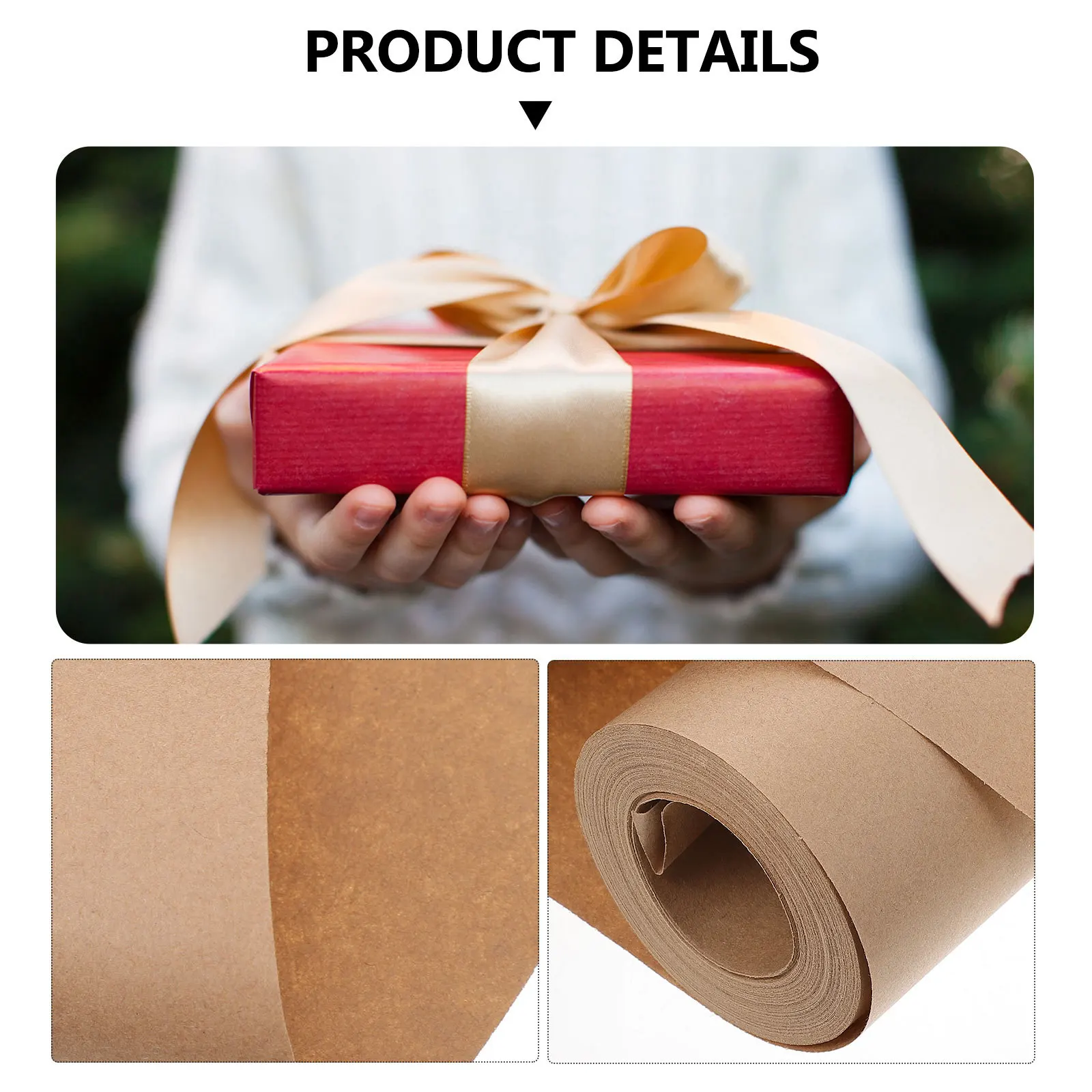 Kraftpapierrol Bruin Creatief inpakpapier voor geschenkdozen Zakken Bloemen Verpakking DIY Handwerk Kunst Ambachten Decor