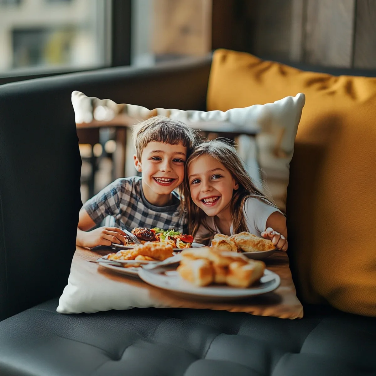 

Customized couple photo plush pillowcase 18x18 inches perfect for Valentine's Day and Christmas gifts, home decor sofa and bedro