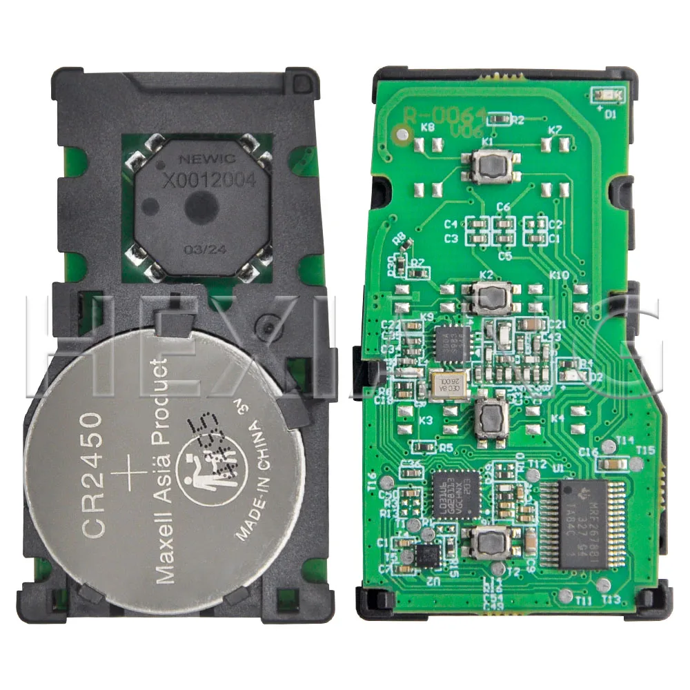 HE HYQ14FBX BA USA Market 8A Chip 314.3MHz Proximity Smart Card Samochodowy zdalny kluczyk do Toyoty Grand Highlander