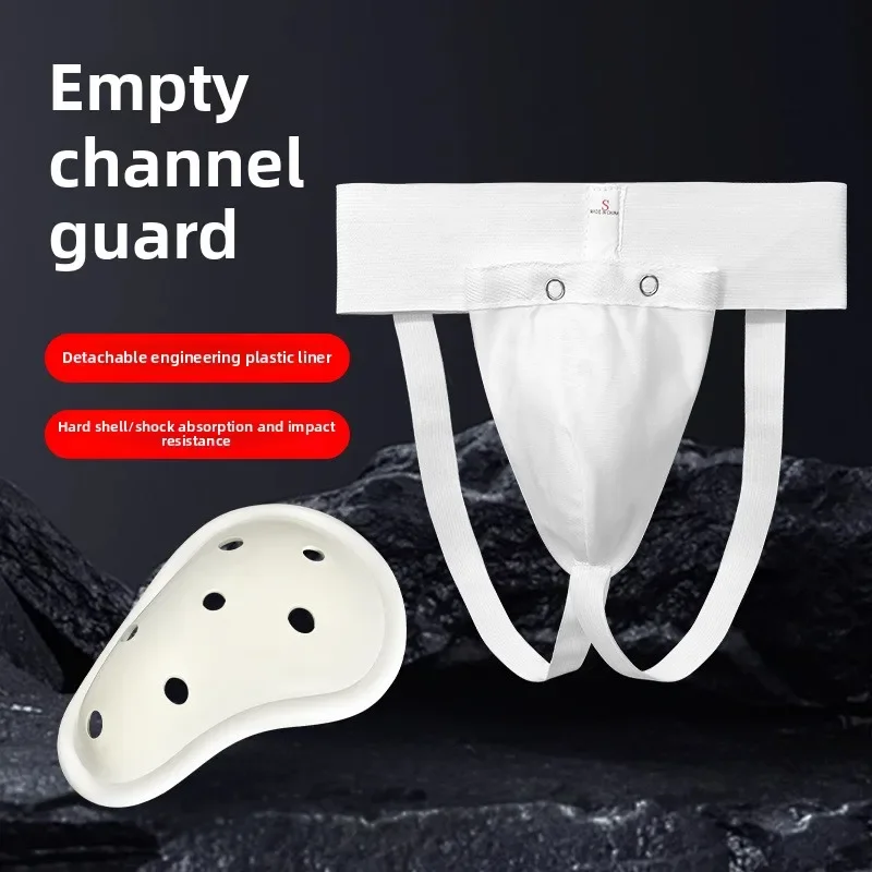 Groin Guard Adult Men Protective Gear Karate Boxing Muay Thai Baseball Football Sanda Taekwondo Training Breathable Comfort New
