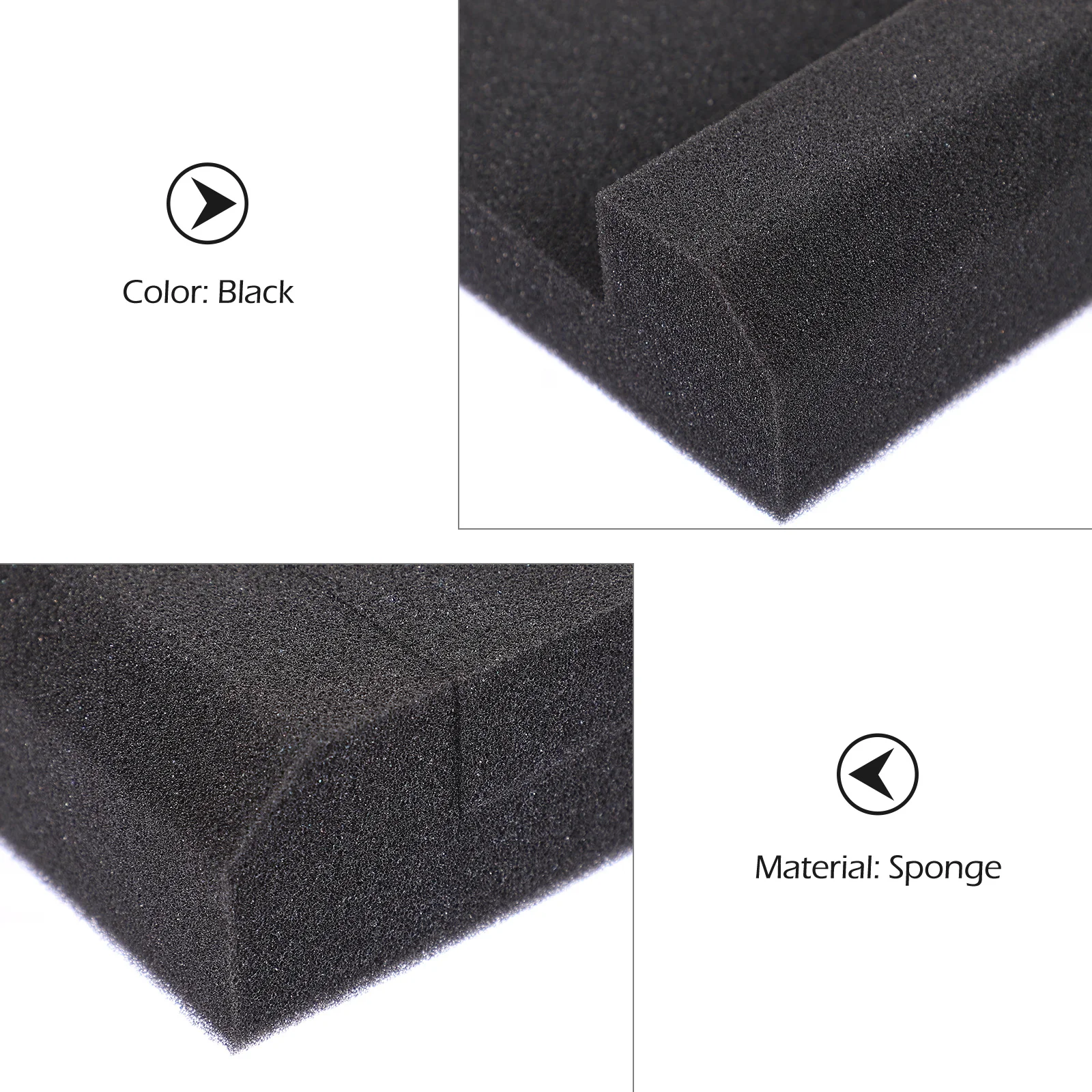 

1Set Speaker Isolation Pads Black High-Quality Sound Dampening Mount for Monitor Loudspeaker Acoustic Noise Isolation Platform