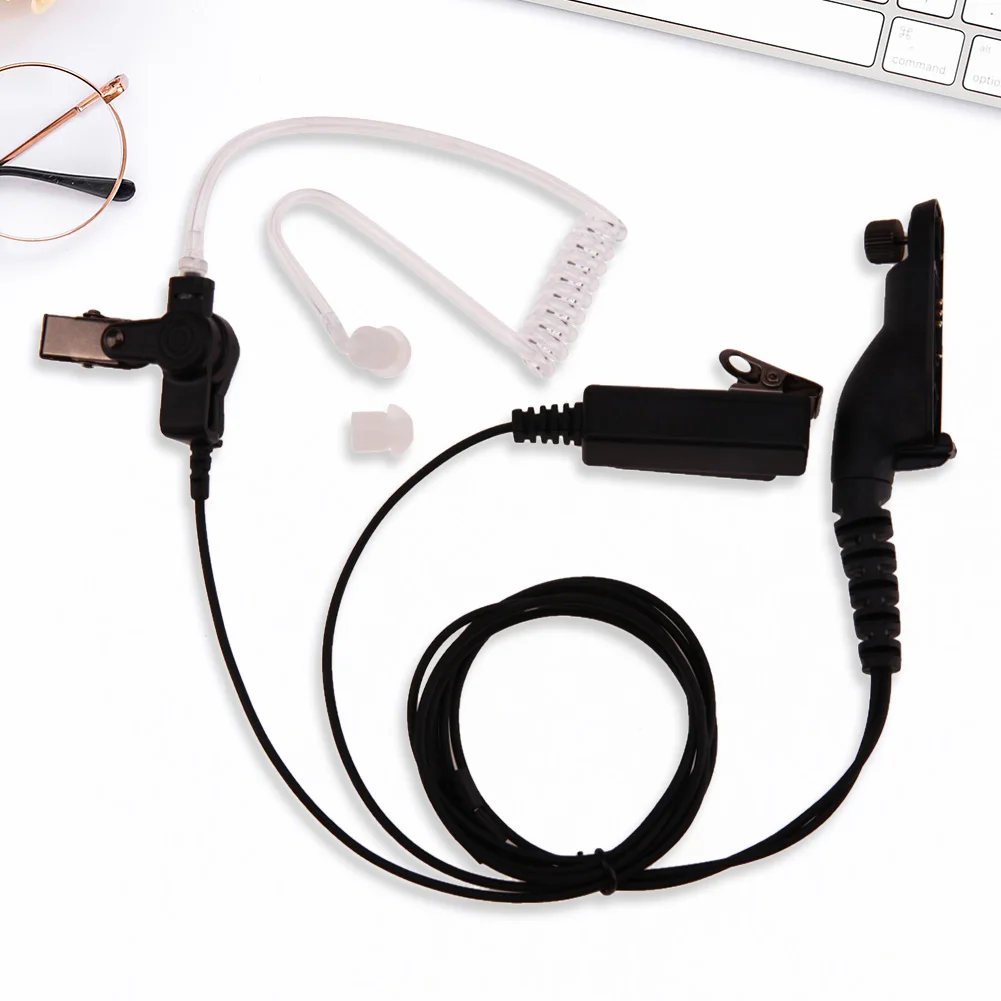 20/1PCS For Motorola PTT Mic Earphone Air Tube Earpiece For XPR6100 XPR6500 XPR7550 XiR P8628 APX6000XE APX7000XE GP5550 DGP8550