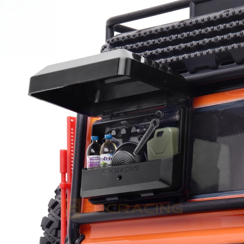 Side Window Tool Box Universal Modification Accessories for 1/8 1/10 RC Climbing Car Universal Modification Upgrade Parts