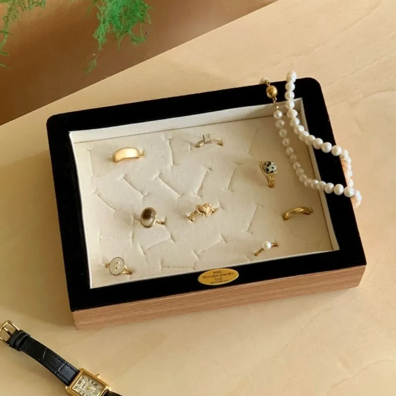 

Большая коробка для хранения ювелирных изделий, оптовая продажа, коробки для демонстрации браслетов и колец с крышкой, органайзер для ювелирных изделий, чехол для безделушек, ожерелья, сережек