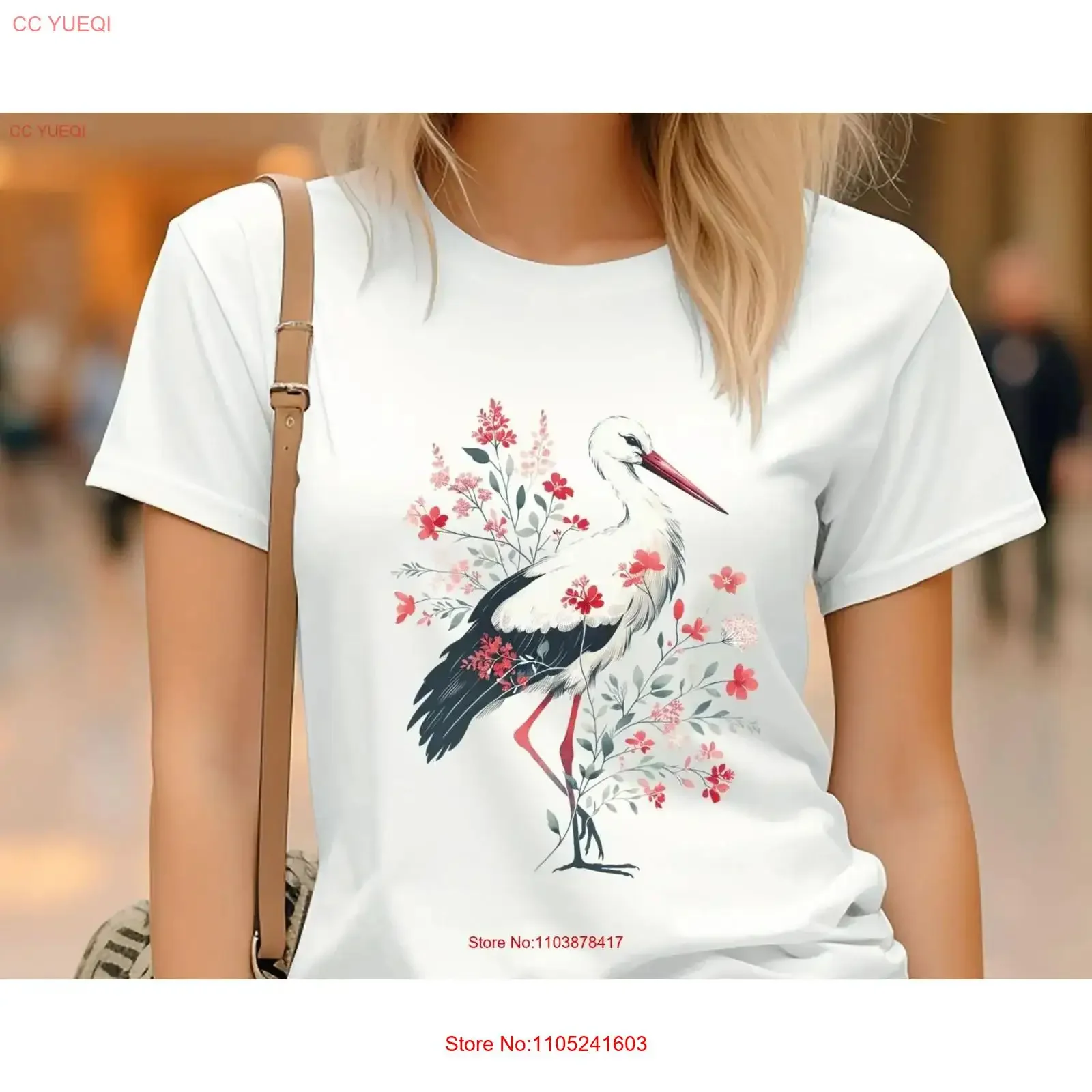 FLORAL STORK Belarus T Shirt Symbol of Belarusian Free Eastern European vintage Washed Slightly fashion designer clothes