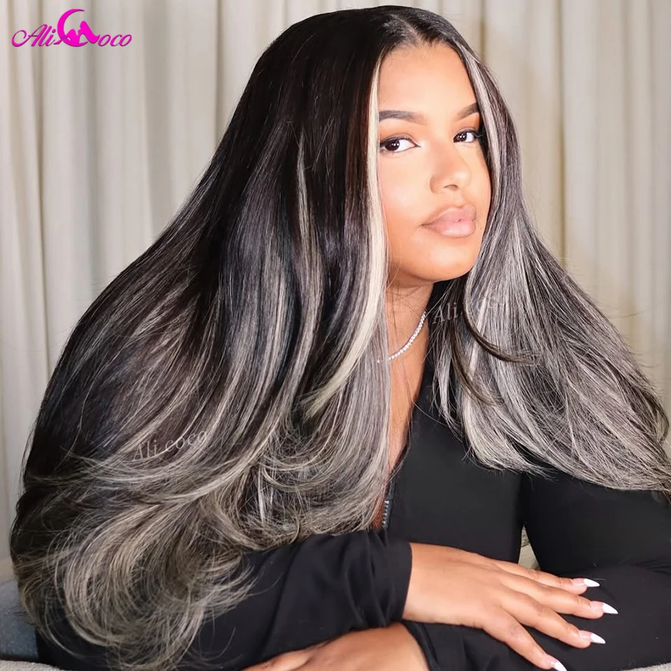 

Парик из натуральных волос P1B/27 Layers Highlights, белый блонд, с кружевной застежкой 5x5, плотность 180%, волна Body Wave, с кружевной передней частью 13x6, предварительно прорезанный, для женщин