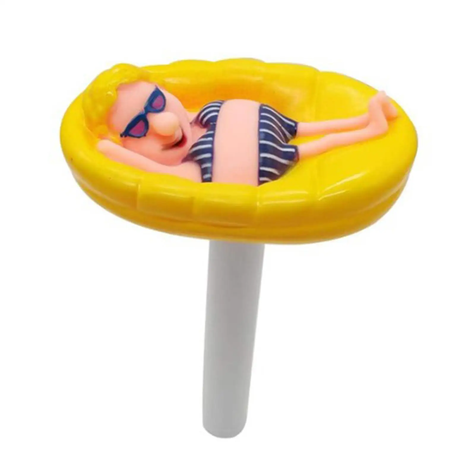 ميزان حرارة حمام السباحة العائم سهل القراءة لأحواض السمك وحمام السباحة #3