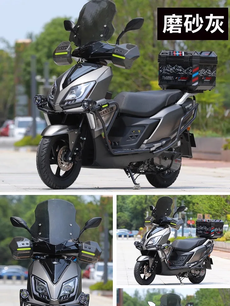 Scooter motorcycles are fuel-efficient, and male and female vehicles can be licensed