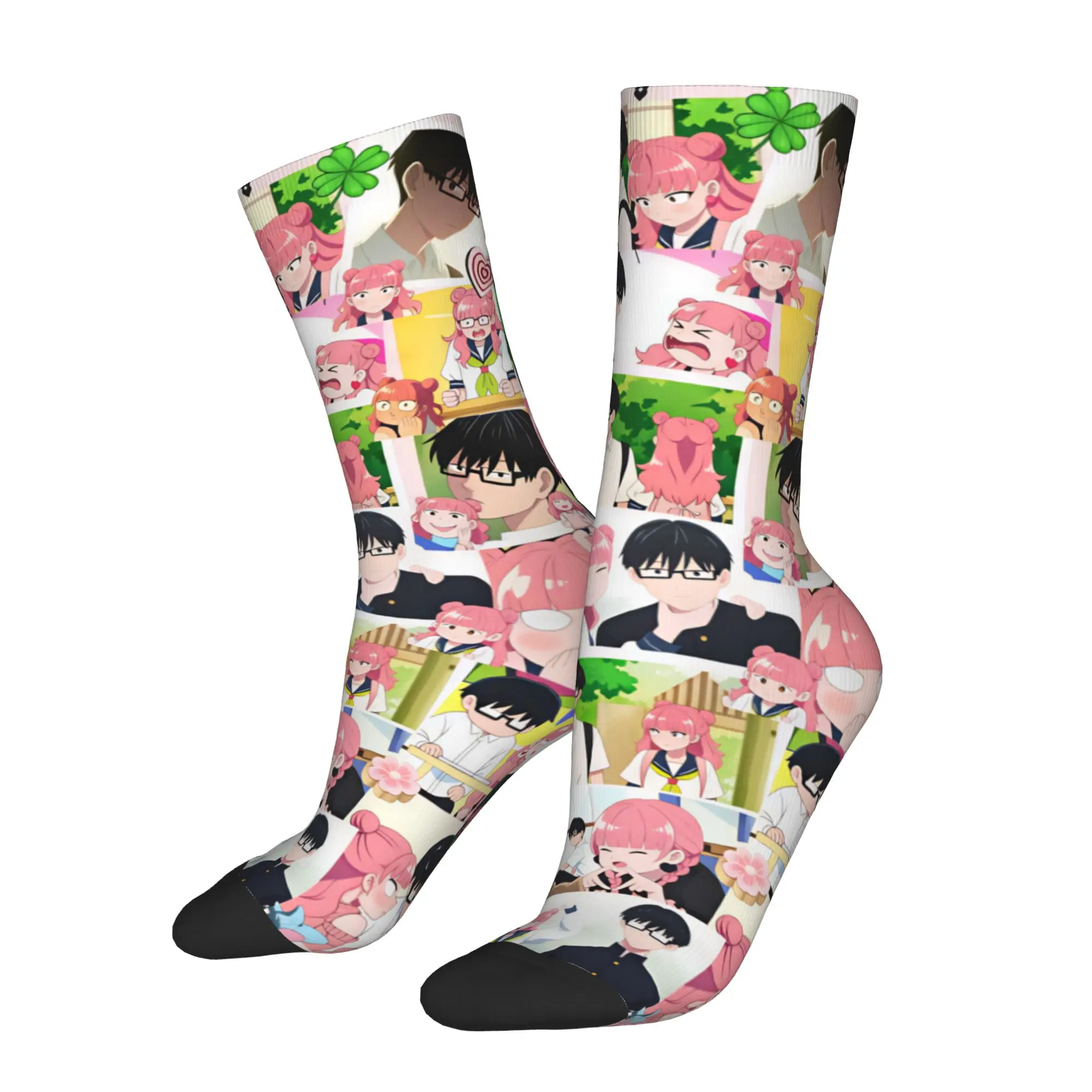 Tani Yusuke Manga M-Miyu S-Suzuki Dress Socks for Men Women Warm Fashion Anime Crew Socks